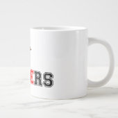 Regenpfeifer-Liebe Jumbo-Tasse (Rechts)
