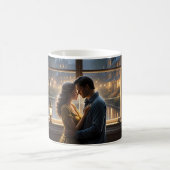 Regenromanze-Fenster-Glühbecher Kaffeetasse (Mittel)