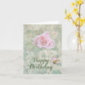 Regenrose Karte (Gelbe Blume)