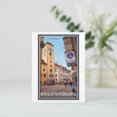 Regensburg - Altes Rathaus Postkarte (Stehend Vorderseite)