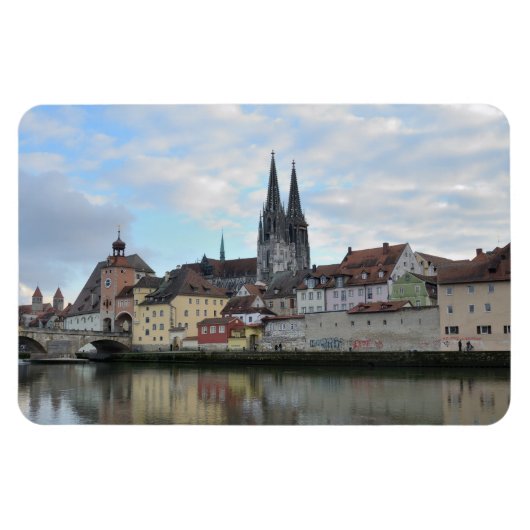 Regensburg, Deutschland Flexi Magnet (Horizontal)
