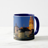 Regensburg, Deutschland, landschaftliches landscha Tasse (VorderseiteRechts)