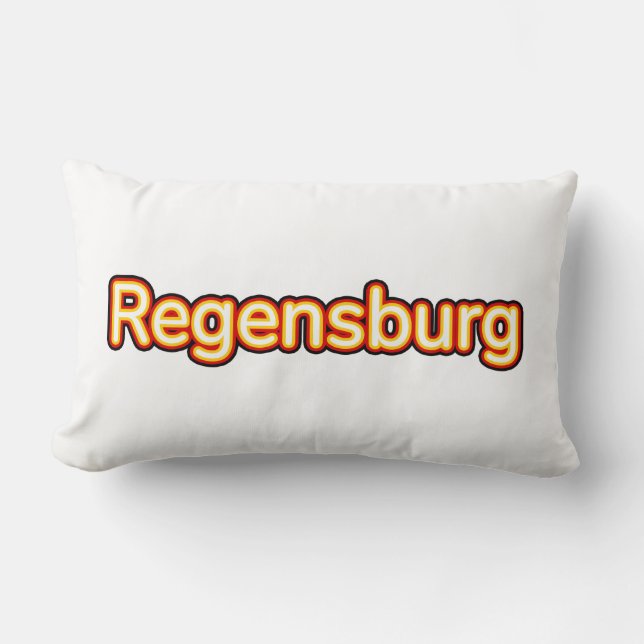 Regensburg Deutschland Lendenkissen (Vorderseite)