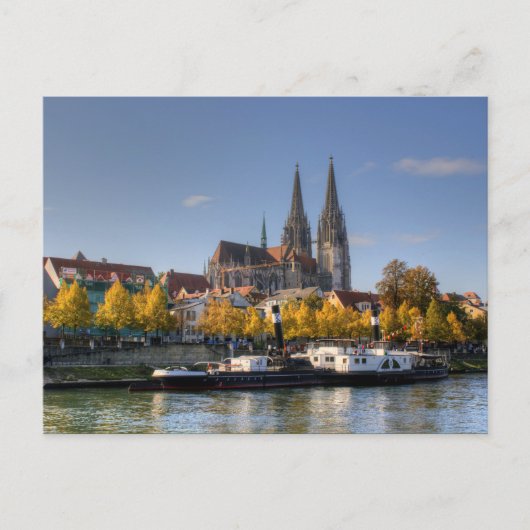 Regensburg, Deutschland Postkarte (Vorderseite)