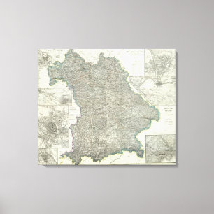 Regensburg-Region von Deutschland Leinwanddruck