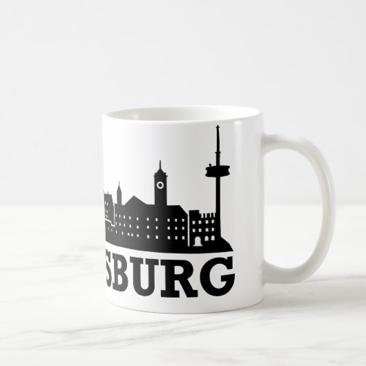Regensburg-Skyline Kaffeetasse (Rechts)