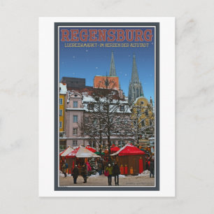 Regensburger Kohlenmarkt Postkarte