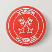 Regensburger RundEmblem Button (Vorderseite)
