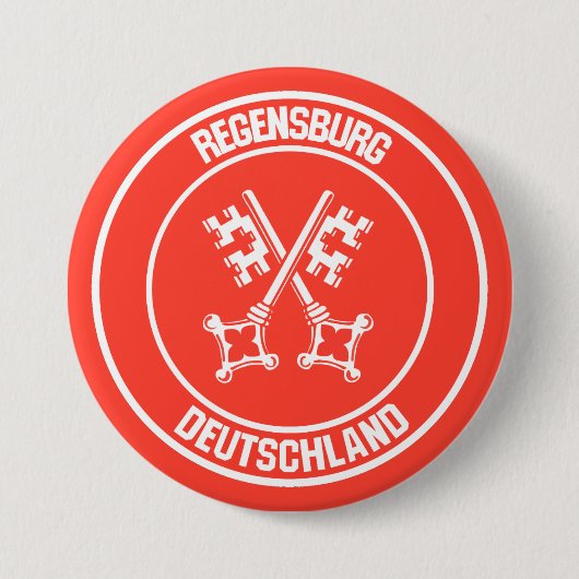 Regensburger RundEmblem Button (Vorderseite)