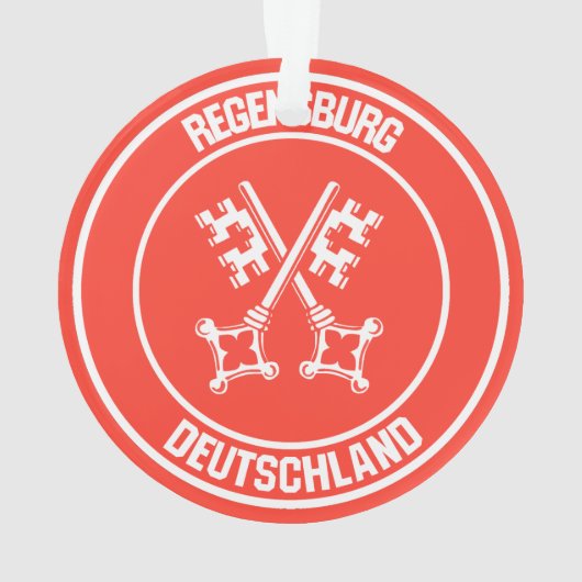 Regensburger RundEmblem Ornament (Rückseite)