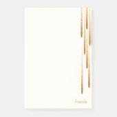 Regenscheine für Glitzer Post-it Klebezettel (Vorderseite)