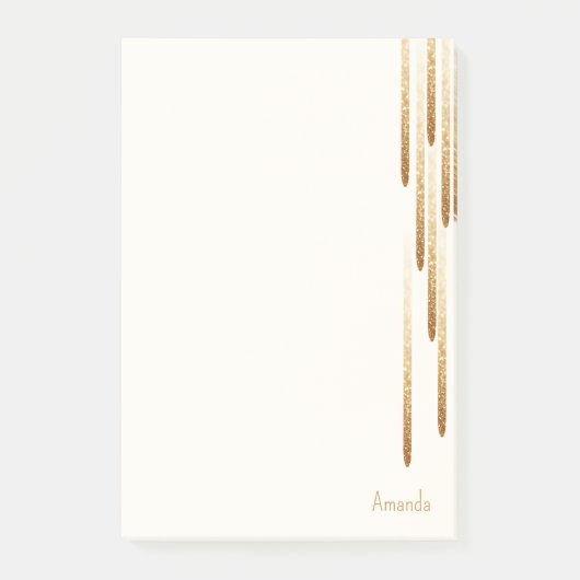 Regenscheine für Glitzer Post-it Klebezettel (Vorderseite)