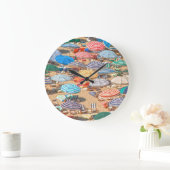 Regenschirm 1 große wanduhr (Zuhause)