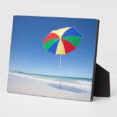 Regenschirm am Strand | Australien Fotoplatte (Seite)