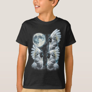 Regenschirm Atoo Heulender Mond Retro 90er Papagei T-Shirt