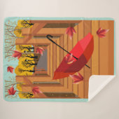 Regenschirm auf einer Brücke Sherpadecke (Vorderseite (Horizontal))