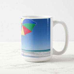 Regenschirm auf Strand   Australien Kaffeetasse