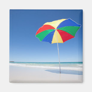 Regenschirm auf Strand   Australien Magnet