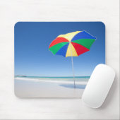 Regenschirm auf Strand | Australien Mousepad (Mit Mouse)