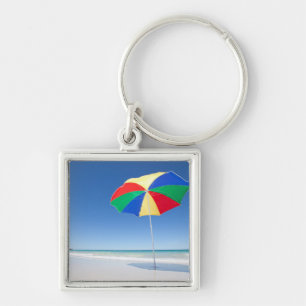Regenschirm auf Strand Australien Schlüsselanhänger