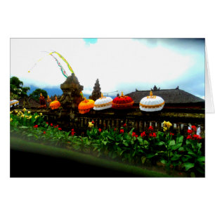 Regenschirm-Bali-Spritzen-Vorlage