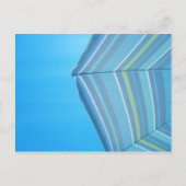 Regenschirm-Blues-Postkarte Postkarte (Vorderseite)