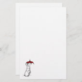 REGENSCHIRM BRIEFPAPIER (Vorne/Hinten)