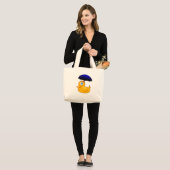 Regenschirm-Enten-Tasche Jumbo Stoffbeutel (Vorderseite (Model))