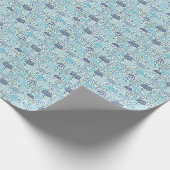 Regenschirm-Entwurfs-Packpapier Geschenkpapier (Ecke)