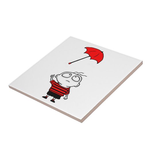 Regenschirm Fliese (Seite)