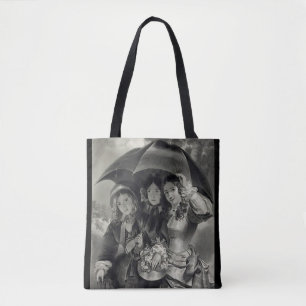 Regenschirm für viktorianische Mädchen, regnerisch Tasche