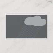 Regenschirm - Geschäft Visitenkarte (Rückseite)