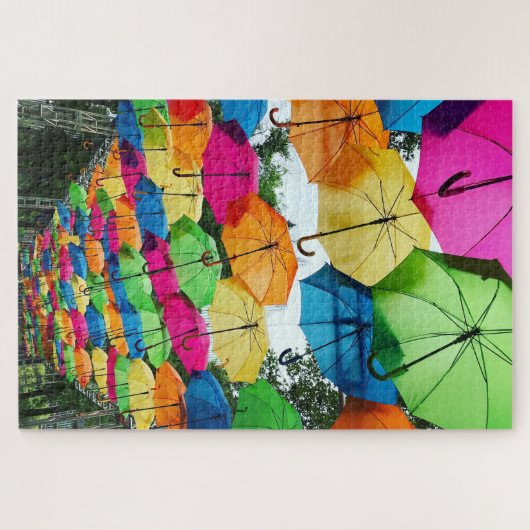 Regenschirm-Himmel-Projekt Puzzle (Horizontal)