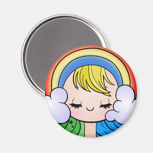 Regenschirm Magnet (Vorderseite/Rückseite)