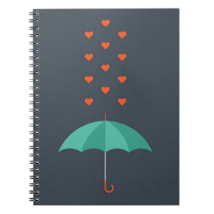 Regenschirm Notizblock
