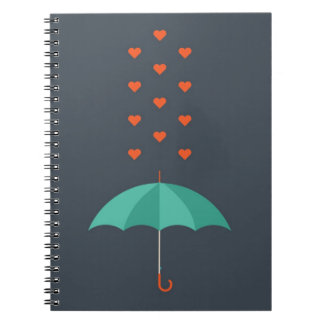 Regenschirm Notizblock