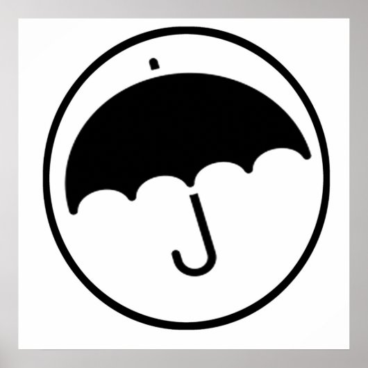 Regenschirm Poster (Vorne)