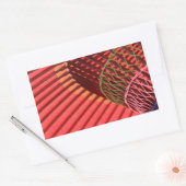 Regenschirm Rechteckiger Aufkleber (Umschlag)