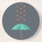 Regenschirm Sandstein Untersetzer (Vorne)