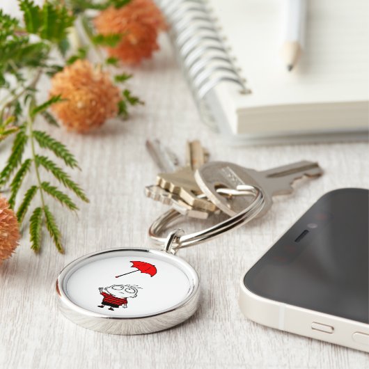 Regenschirm Schlüsselanhänger (Seite)