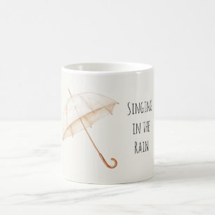 Regenschirm Singing in the Rain Kaffeetasse