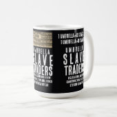 REGENSCHIRM SKLAVENHÄNDLER Tasse Kaffeetasse (VorderseiteRechts)