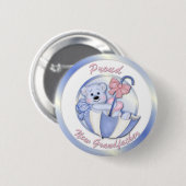 Regenschirmbär - New Opa - Junge Button (Vorne & Hinten)