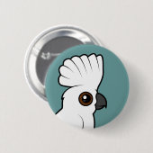 RegenschirmCockatoo (angehoben) Button (Vorne & Hinten)