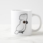 RegenschirmCockatoo (angehoben) Jumbo-Tasse (Rechts)