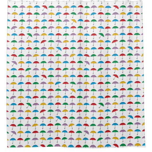 Regenschirme aus Regenduschvorhang Duschvorhang (Vorderseite)