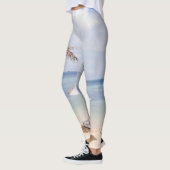 Regenschirme aus Tropenholz: weiß, Palm. Leggings (Links)