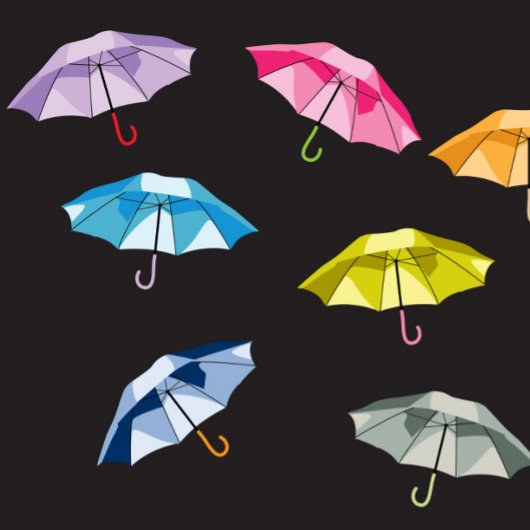 Regenschirme Handtuch