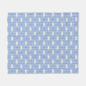 Regenschirme im Blau Fleecedecke (Vorderseite (Horizontal))