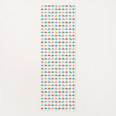 Regenschirme im Regen Yoga Matte (Vorderseite)